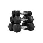 --Only Supports Self Pickup--Hexagonal Dumbbells, Rubber Coated For Exercise And Fitness, Multiple Sizes