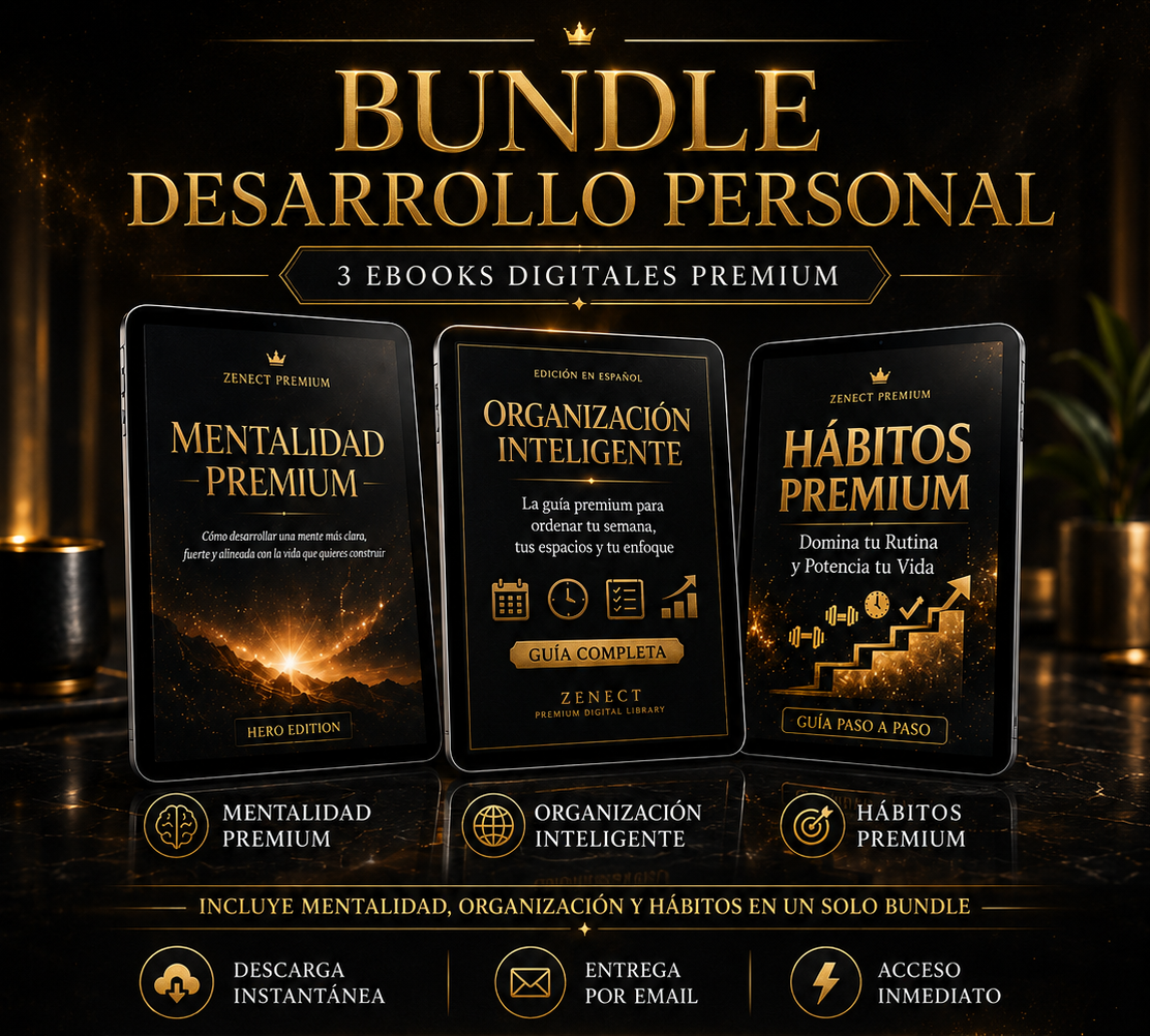 Zenect Growth Pack — Premium Mindset, Habits & Organization