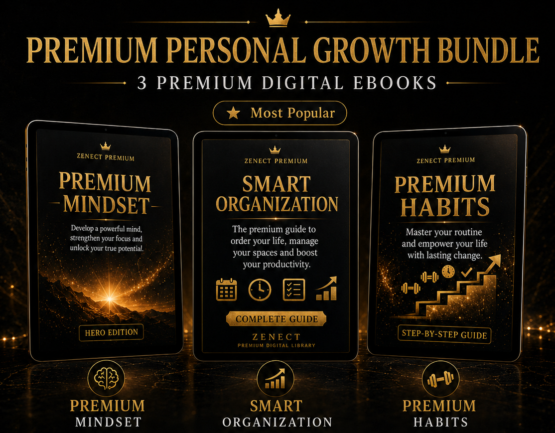 Zenect Growth Pack — Premium Mindset, Habits & Organization